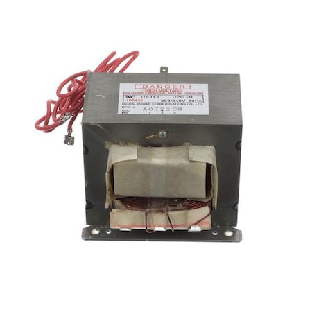 Turbochef Transformer High Voltage, 208/240Vac ECO-3204-1
